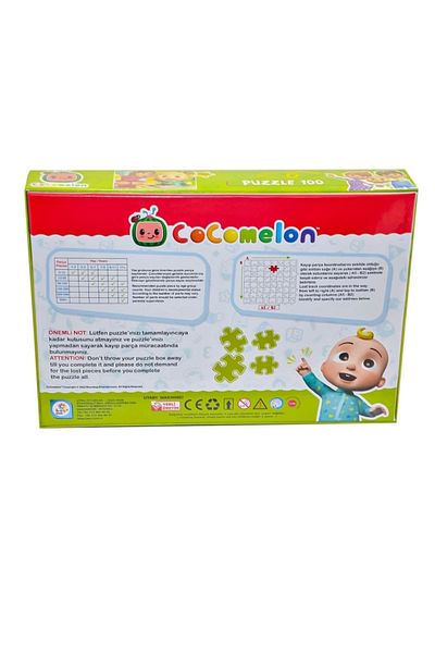 Finetoo Children's Co7778 Cocomelon 100 Pieces - Utku Toy