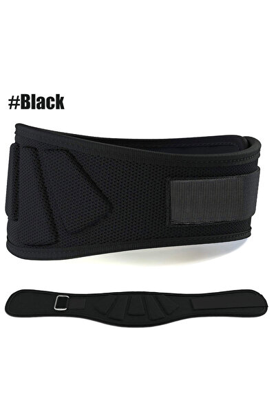 Choice أحزمة رفع أثقال سوداء مقاس M (76-86 سم) للرجال والنساء - لتقوية عضلات البطن وأسفل الظهر