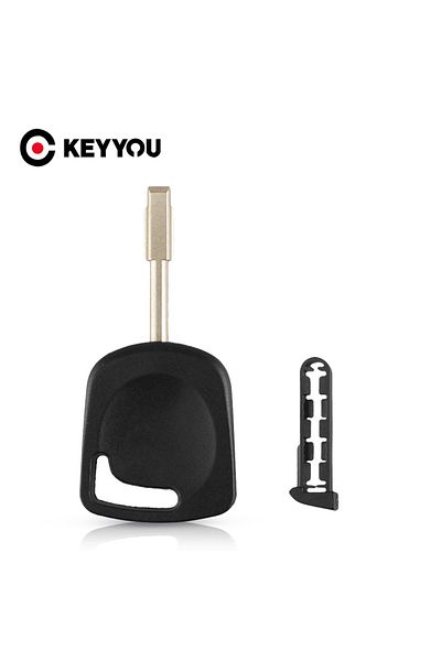KEYYOU 10pcs For Ford Focus Mondeo Ka Jaguar Xj8 Transit Connect Fob Transponder Key Shell Fo21 B...
