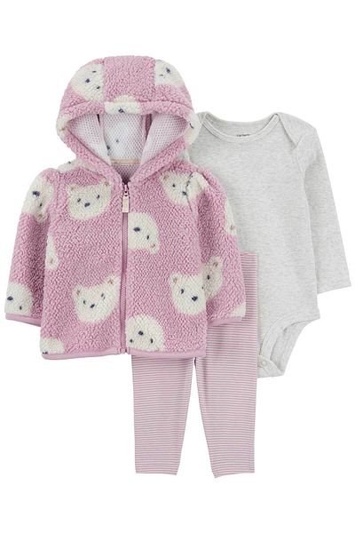 Carter's Baby Girl Cardigan Set 3 Pack