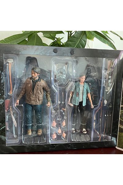 Choice With Box Neca Figure The Last Of Us Part 2 Joel Ellie With Bow Action Figure 18cm 2pcs Set Model Toy