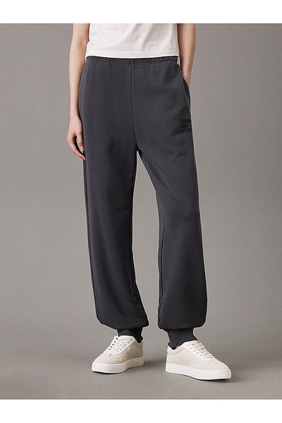 Calvin Klein Beige Damen-Jogginghose – reguläre Passform, weites Bein, elastische Taille und Bein J20J 224989 -PT2