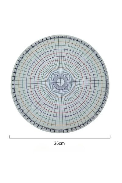 Choice Round Card 1pcs 26cm Pottery Round Divider Circular Equal Parts Card Divider Ruler Diy Ceramic Under