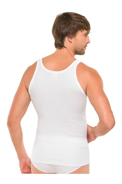 Schiesser Doppelripp Unterhemden 2er-pack Essentials Unterhemd Unterzieh-shirt Ärmellos Schulterfrei