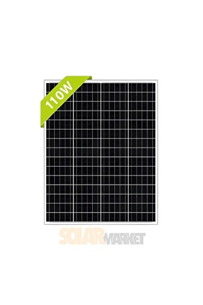 SolarMarket 110w 12v Monokristal Solar Panel