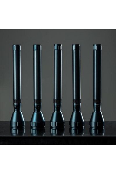 Geepas Rechargeable LED Flashlight-  Light Source: T6 LED, High Grade Aircraft Aluminum Alloy Housing