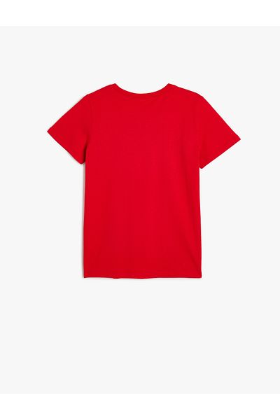 Koton Cotton Short Sleeve City Printed Crew Neck T-Shirt