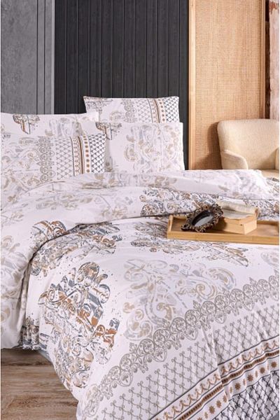 Nevresim Dünyası Ranforce Double Duvet Cover Set - Duvet Cover World Devin