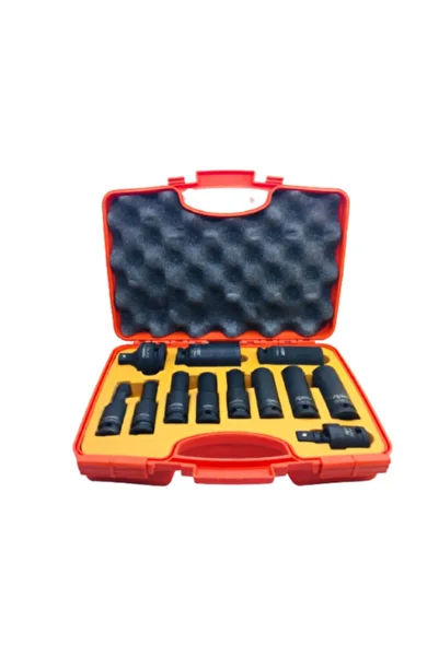 Rico 6 Corner Socket Set - Long Air, 1/2" - 022-Rc2333