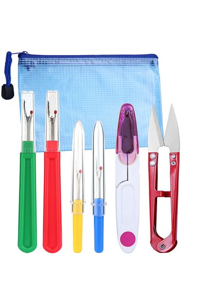 Choice Type 2 4 Pcs Big And Small Seam Ripper Thread Cutter Remover For Sewing Stitch Ripper With Storage B