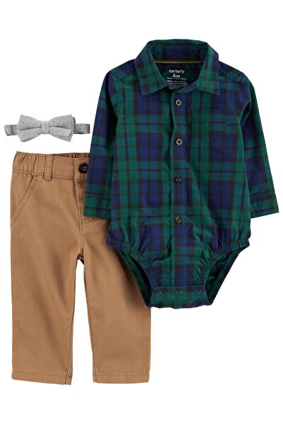 Carter's Erkek Bebek Alt Üst Set 3'lü Paket