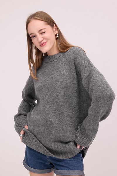 Addax Crew Neck Basic Knitwear Sweater K2217-C3