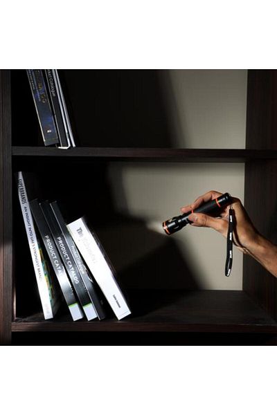 Geepas Rechargeable LED Flashlight - Portable Waterproof Hyper Bright 3W CREE LED Torch Light