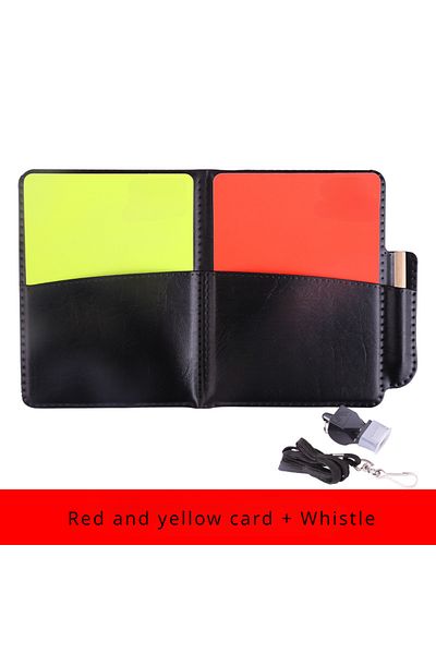Choice 1 Football Referee Card Game, Referee Patrol Flag, Red And Yellow Card With Pencil, Football Warnin.