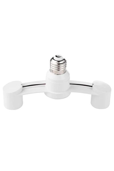 Choice E27 2 In 1 E27 To E27 Led Bulb Lamp Holder 2 In 1/3 In 1/4 In 1/5 In 1 E27 Base Socket Splitter Led