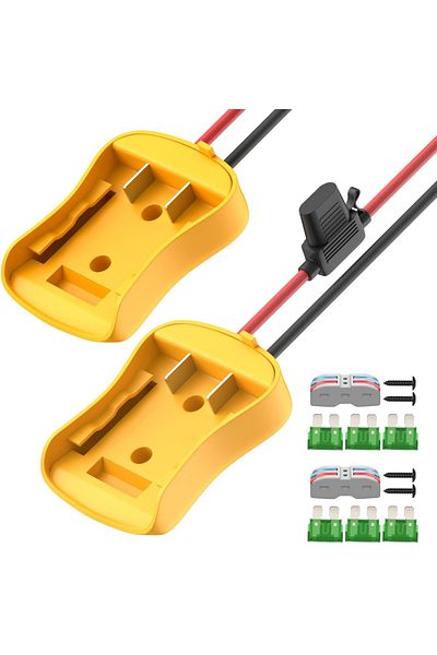 Choice 20v Battery Adapter Daiertek 2pcs 20v Battery Adapter Power Wheel Battery Adapter Battery Converter