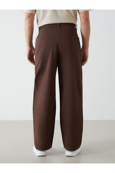 LC Waikiki Brown Standard Fit Men's Trousers