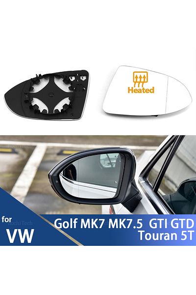 Choice For Volkswagen VW Golf 7 MK7 / MK7.5 GTI GTD 2012-21 Touran 5T Left or Right Side Heated Wing Mir...
