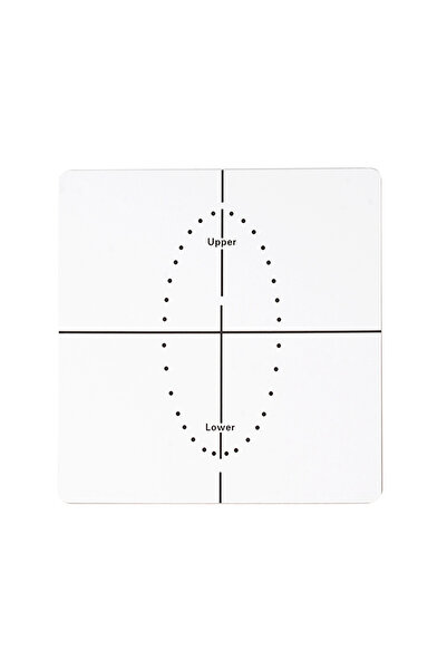 Choice Dental Rubber Dam Punch Hole Positioning Board Barrier Template Dental Lab Instrument Tool