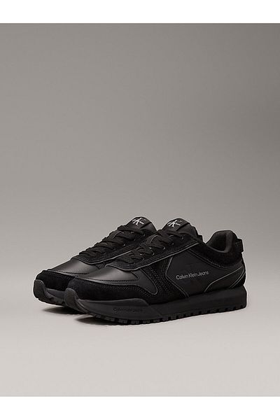 Calvin Klein Pánské tenisky – kožená směs s logem, YM0YM 006240 GJ