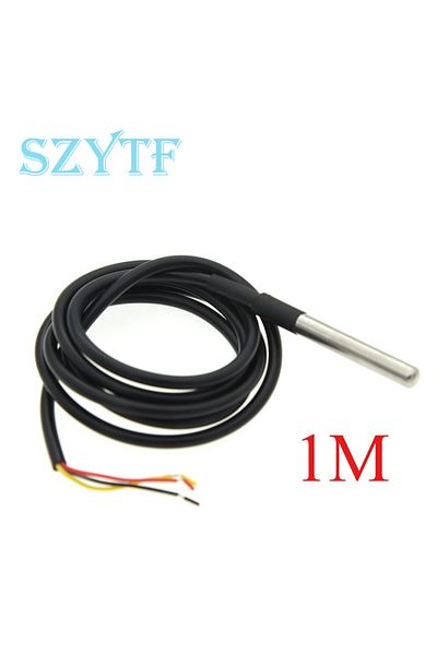 Choice 1m Ds18b20 Temperature Sensor Module Kit Waterproof Al Temperature Sensor (PROBE) A Large Number Of