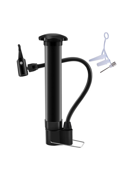 Choice مضخة هواء يدوية خفيفة الوزن للدراجة الهوائية محمولة باللون الأسود، صما...