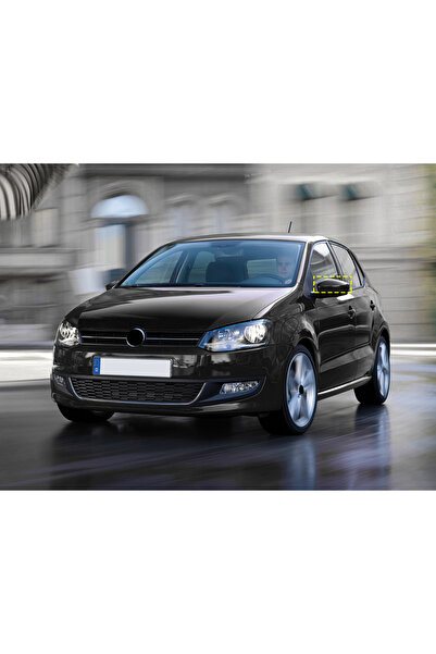 Choice Gloss Black For VW Polo 6R 2009-2018 UP 2016 Onwards Gloss Black Wing Door Mirror Cover Caps