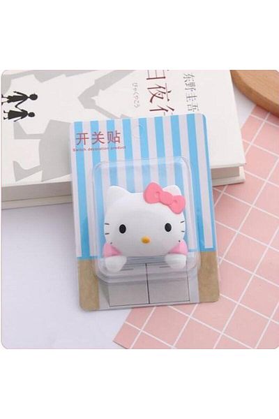 Choice 1 Sanrio Hello Kitty 3d Switch Sticker Cute Cartoon My Melody Wall Socket Cover Decorative Sticker .