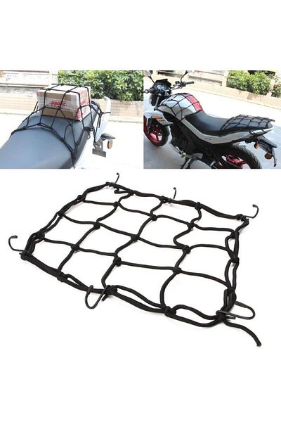 Choice Motorcycle Luggage Net Bike 6 Hooks Hold Down Fuel Tank Luggage Mesh Web Styling High Quality Mot...