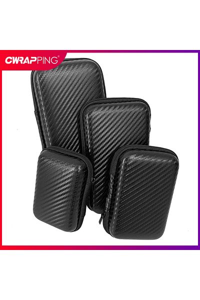 Choice Car Terminal Removal Storage Bag Carbon Fiber Pattern with Zipper Bag Car Repair Tool Kit Storage...