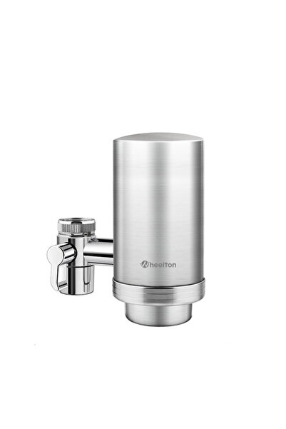 Choice فلتر صنبور المطبخ من الفولاذ المقاوم للصدأ WHT-F201 من ويلتون، صنبور منقي مياه، كربون مُنشَّط مُركَّب