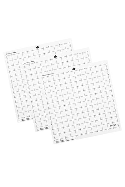 Bisofice 3pcs 10pcs/1pc Replacement Cutting Mat Transparent Adhesive Mat With Measuring Grid 12*12-inch For S