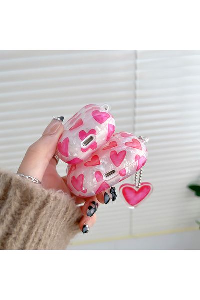Choice Airpods4 Shell Pattern Rose Heart Pattern Earphone Protection Case For Airpods Pro /airpod 3/airpods