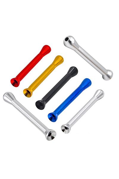 Choice 4Pcs Aluminum Metal Kit Tube Colorful Bag Herb Storage Pen Style Stash jar Accessories Straw Cool...
