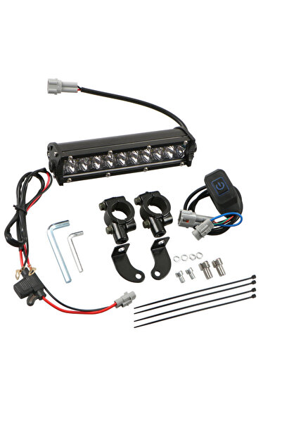 Choice طقم شريط إضاءة LED مقاوم للماء بقوة 60 وات للدراجات النارية مع سلك توص...