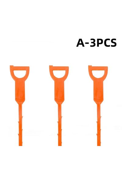 Choice A-3pcs Pipe Dredging Brush Bathroom Hair Sewer Sink Cleaning Pipe Dredger Drain Cleaner Hook Dredgin