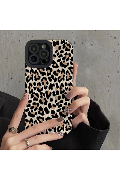 Choice جراب جلد سيليكون بتصميم جلد النمر الإبداعي لهاتف iPhone 11 M Ins لهاتف...