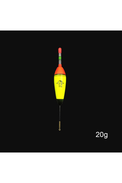 Choice عوامات صيد طويلة عمودية بإضاءة ليلية 20 جرامًا، عوامة صيد مضيئة من ماد...