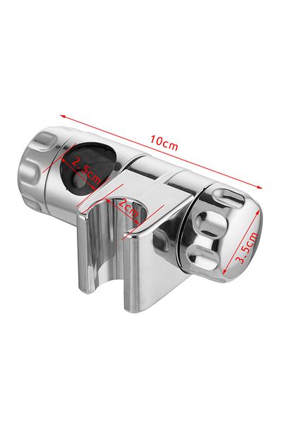 Choice 1 Set 1/2pc Shower Head Holder Bathroom Shower Rail Bracket Universal Handheld Adjustable Bathroom A