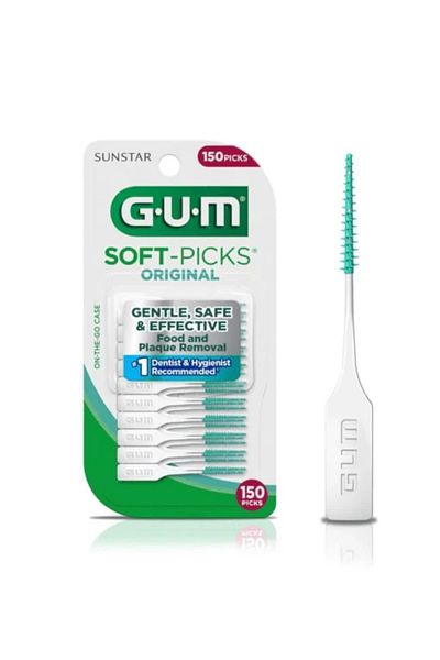 Sunstar G.U.M Soft-Pıcks Original Interface Brush 150 Pieces