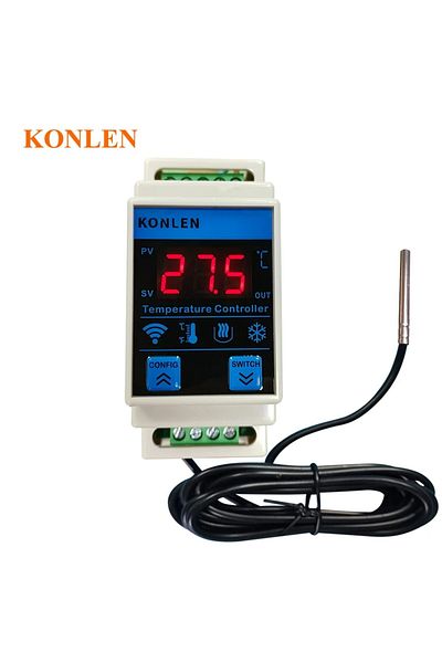 KONLEN Tuya WIFI Temperature Sensor Thermometer Controller Freezer Fridge Heating Thermostat Smart Life ...