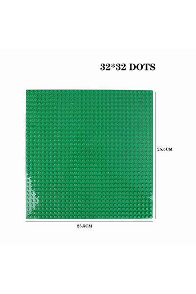 Haifeng لوحة قاعدة خضراء مقاس 32×32، لوحة طوب كلاسيكية بنقاط 16×32، مكعبات بن...