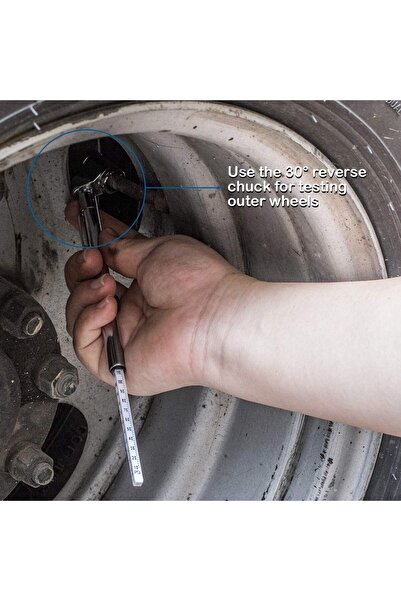 Choice1 مقياس ضغط الإطارات بقلم رصاص، 10-120 رطل/بوصة مربعة، مقياس هواء مزدوج الرأس للشاحنات، ميكانيكي دقيق ثنائي الرأس...