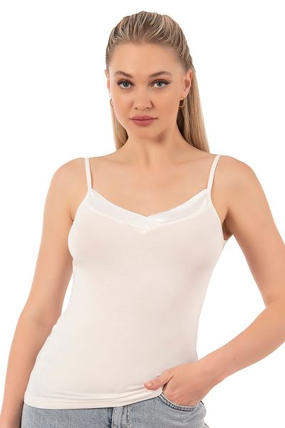 ÖZKAN underwear حذاء رياضي نسائي من Özkan 2040 مصنوع من القماش الفاخر من الفسكوز والساتان ومرن ومريح وحزام رفيع