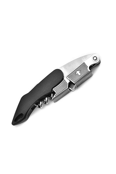Choice K Professional Waiters Corkscrew,wine Key With Ergonomic Wood Grip, Beer Bottle Opener, And Foil Cu.
