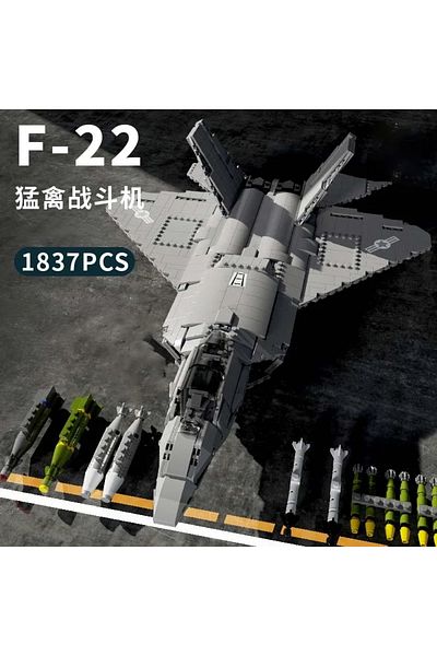 Choice F22 Raptor Aircraft Series F22 Fighter Building Blocks Model Famous Wwii Military Airplanes Moc Bric