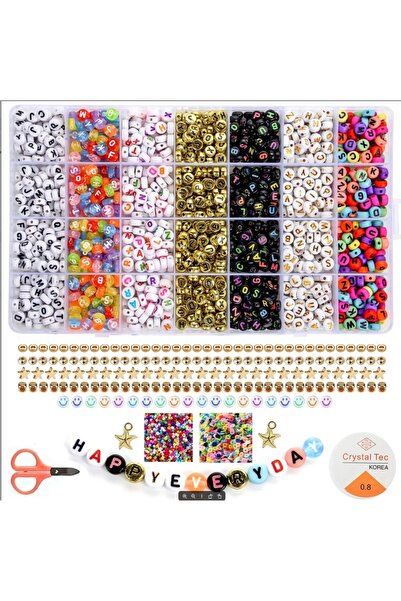 Choice SKU1 2600pcs Beads for Bracelet Making Kit Friendship Bracelet Making ...