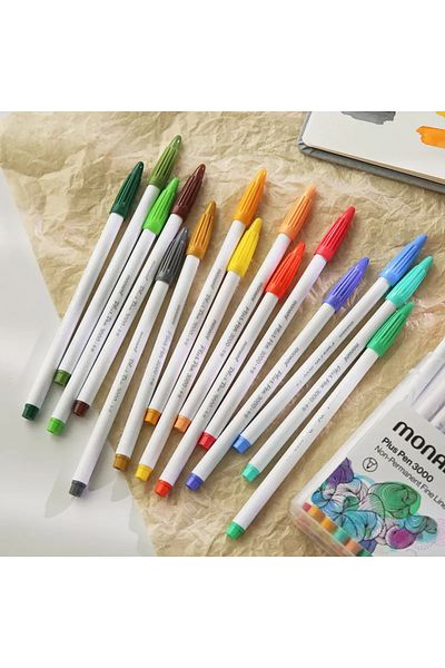 Monami 36 Color 3000 Plus Pen Fine Liner Drawing Pen Set