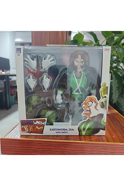 Choice Jim C New Green Earthworm Jim 2.0 Pdna 1/12 Psy Crow Bob The Killer Action Figure Worm Body Psy-crow