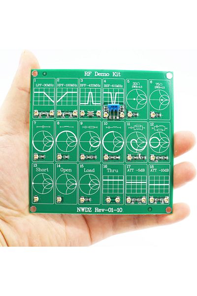 mythtiger NanoVNA Filter Attenuator VNA RF Test Board Tester Demo Kit Module Breadboard Network Analyzer Un...